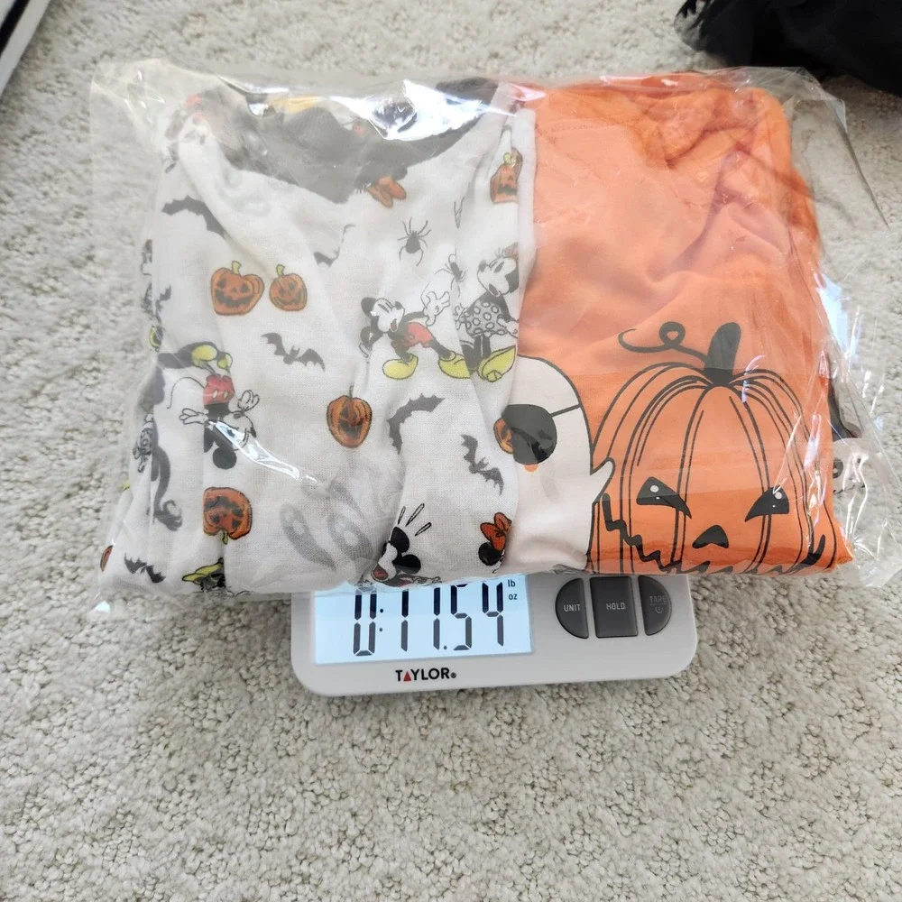 Disney Mickey Mouse Halloween Pajama Set‎ Kids Size 4/4T Long Sleeve NWT NWOT